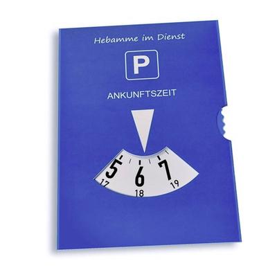 Parkscheibe Hebamme im Dienst