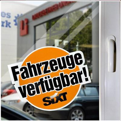 Auto-Aufkleber Sixt