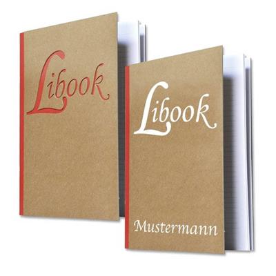 Libook - Notizbuch aus Braunpappe