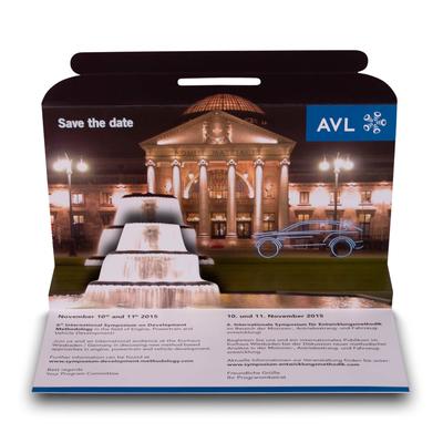 Pop-up 3D Karte Save the Date Einladung