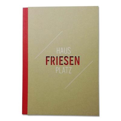 Notizbuch mit Klebebindung aus Braunpappe