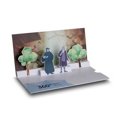 3D Pop-up Karte DIN lang mit Einschubtasche
