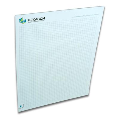 Block A4 mit 15 Blatt Hexagon