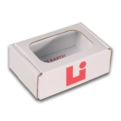 Visitenkartenverpackung aus Wellpappe