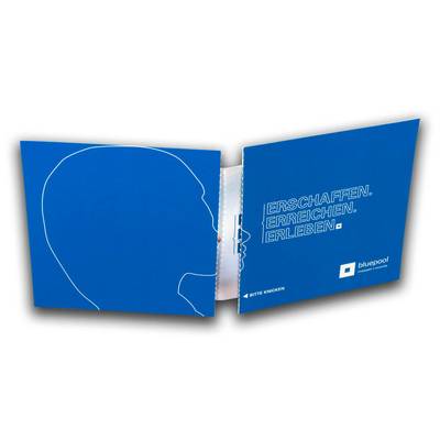 Glückskeks-Postkarte mit integriertem Brief 