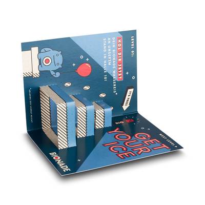3D Pop-up Karte DIN A6 - Bionade