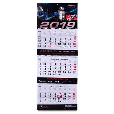 Monatskalender mit Wire-O Bindung