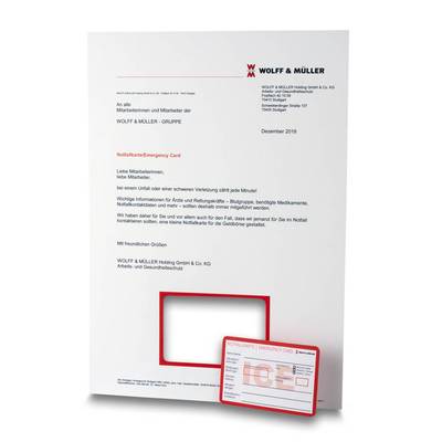 Notfallausweis Brief A4
