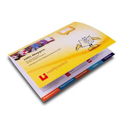 Broschüre mit Registerstanzung DIN A5