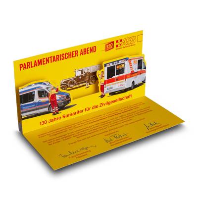 3D Pop-up Karte Arbeiter-Sanariter-Bund
