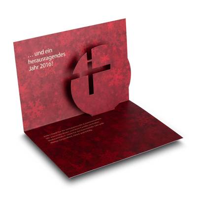 Pop-up 3D Weihnachtskarte