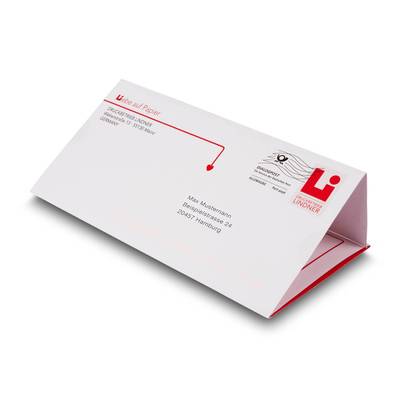 Blütenkarte - Mailing- Lettershop