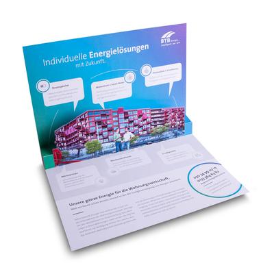 3D Pop-up Karte Energielösungen