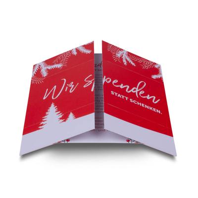 Weihnachten Endloskarte quadratisch