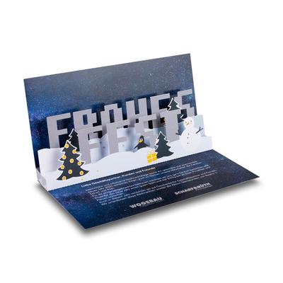 Weihnachtenskarte Frohes Fest