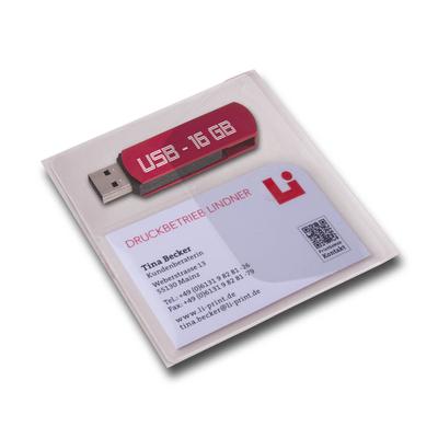 USB & Visitenkartentasche Kombi 