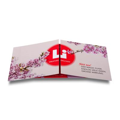 Endlosfaltkarte als Kundenmailing