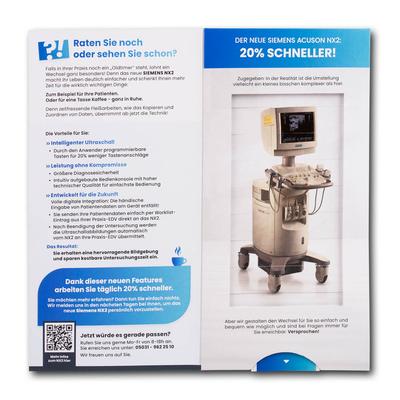 Ziehkartenmailing mit Bildwechselfunktion