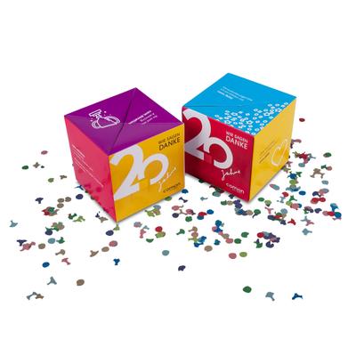 Pop up Mailing mit 2 Springwürfel