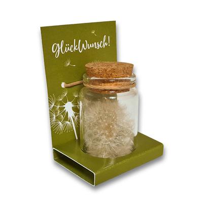 Produktdisplay für ein Glas