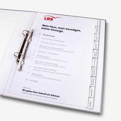Ordnerregister für Bausparkassen