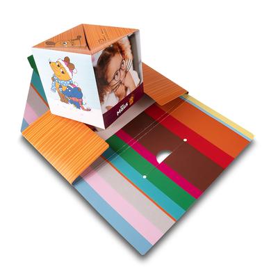 Optiker Mailmappe mit Springwürfel