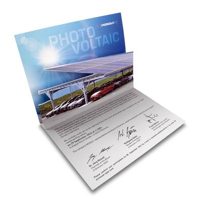 Pop Up Photovoltaik Einladung