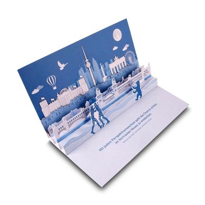 3D Pop-up Karte Skyline