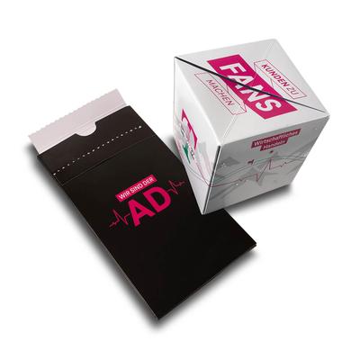 Springwürfel Mailing Telekom mit Sternen 