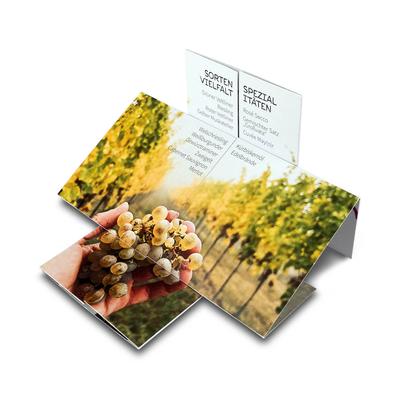Endlosfaltkarte Weingut