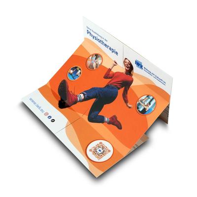 Endlosfaltkarte Physiotheraphie