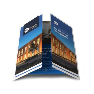 Endlosfaltkarte Agentur
