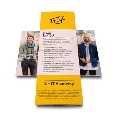 Endlosfaltkarte Österreichischen Post