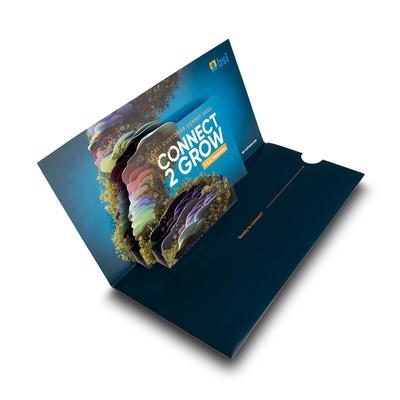 Einladung 2D-Pop-Up-Karte bsi connect