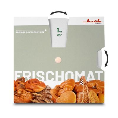 Aufsteller mit Drehscheibe Frischometer