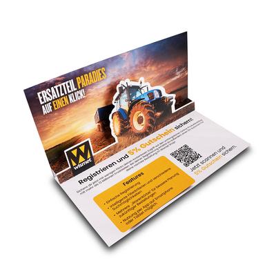 3D Pop-up Karte Kfz-Ersatzteile