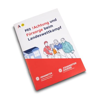 Broschüre geheftet mit Umschlag Fürsorge