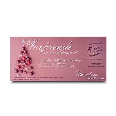 Gutschein Advent