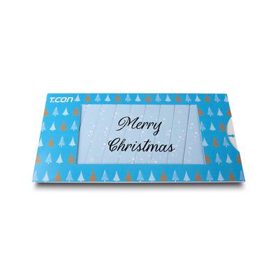 Lamellenkarte Weihnachtskarte-Merry Christmas