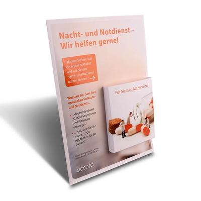 Thekenaufsteller Apotheken Notdienst