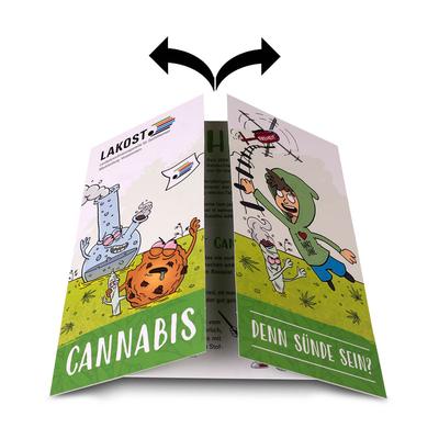 Endlosfaltkarte Cannabis LAKOST