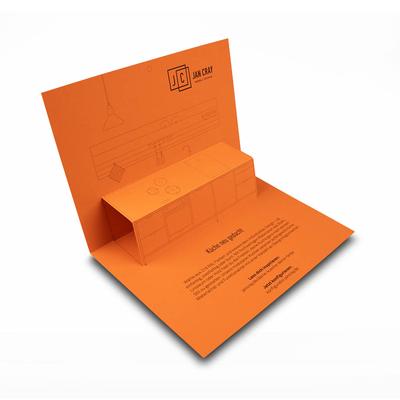 Pop-up Karte mit Volumenelement