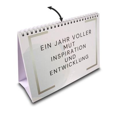 Tischaufsteller Mut Inspiration Entwicklung