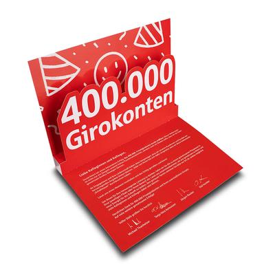 Girokontenaktion Konfektionierung