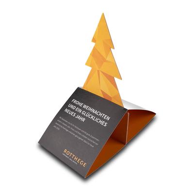 Schiebeaufsteller Weihnachtsbaum Wirtschaftsprüfer