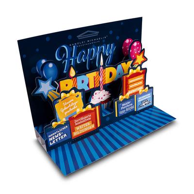 Geburtstagskarte Kanzlei Michaelis