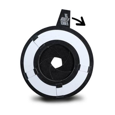 Objektives Fernrohr Drehlamellen Irislinse