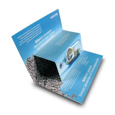 Pop Up Karte Schaumglasschotter