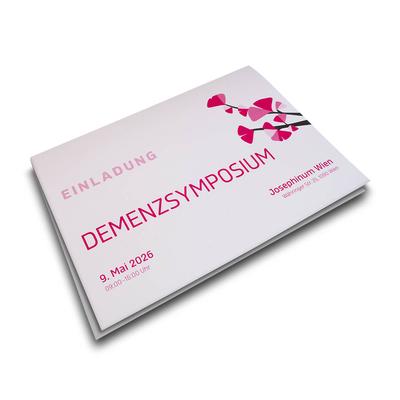 Einladung Demenzsymposium Pop Up Bäume