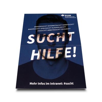 Wissen zum Weiterfalten Endlosfaltkarte DIN A6